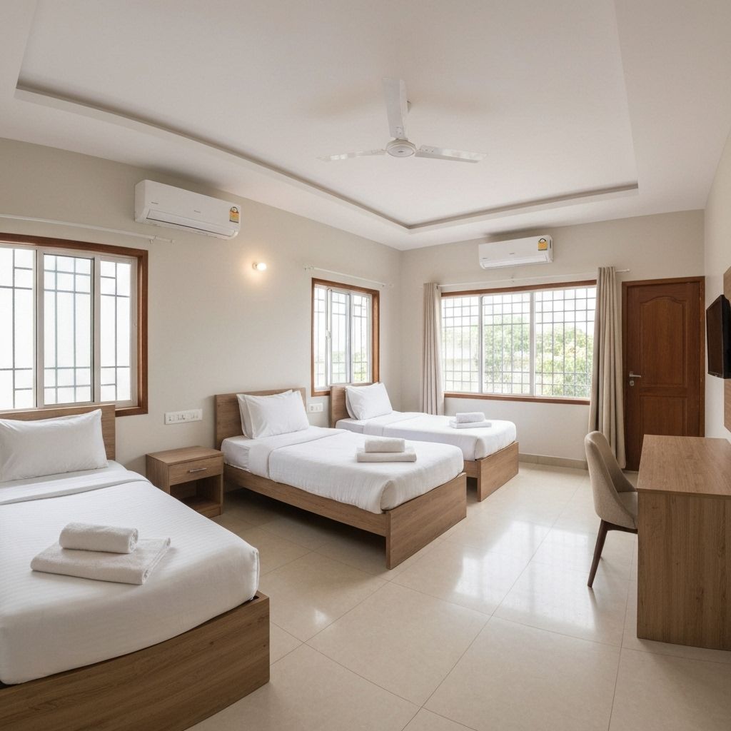 Agira PG rooms and common area